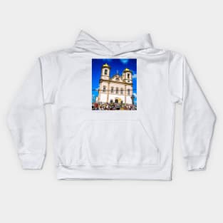 Baroque Church of Senhor do Bonfim Brazil Kids Hoodie